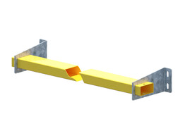 Palletstop set 2250mm  1000  - 80x40x1 5   Geel