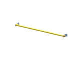Palletstop set 2250mm  1000  - 80x40x1 5   Geel