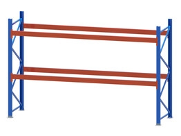Pallet racking Stow NP - 2 Upright Frames 2500x1100x100   4 IPE Beams 3750x120x65