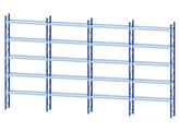 Palletstelling Nedcon NP - 5 staanders 6900x940x100mm   40 liggers 3000x130x40mm