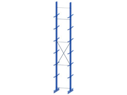 Start module Ohra 9385 mm - Double base - IPE 240 - 24 arms 900 mm - IPE 80 - 600 kg - 1500 mm C/C