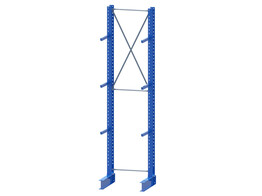 Start module Ohra 5315 mm - Single base - IPE 270 - 6 arms 900 mm - IPE 80 - 600 kg - 1250 mm C/C